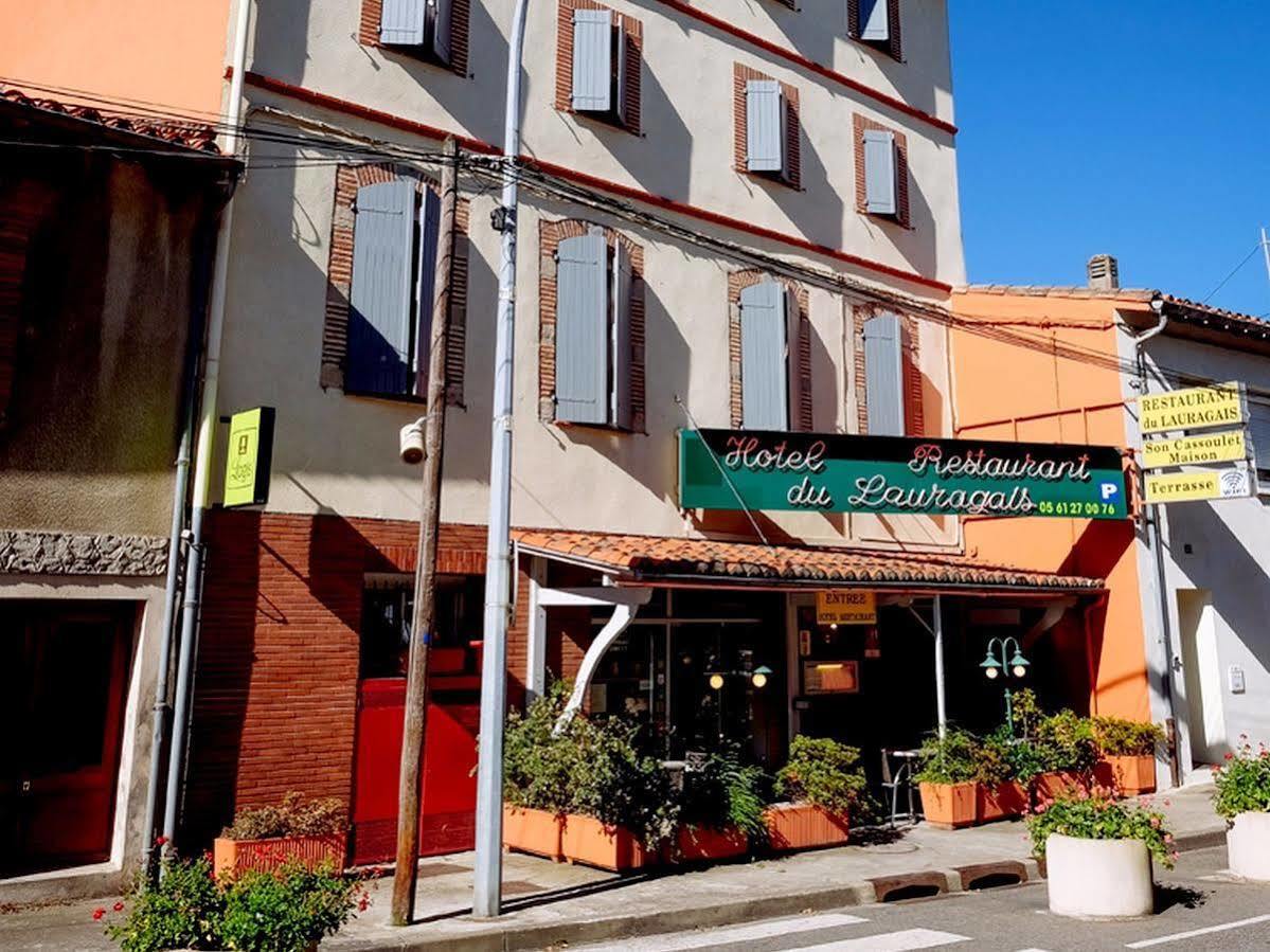 Hotel Restaurant Du Lauragais Logis De France Villefranche-de-Lauragais Bagian luar foto